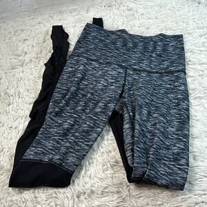 Lululemon Wunder Under Pant *Stirrup Dramatic Static White Black